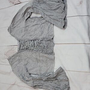 Vintage Embroidered Encounter Top Perfect for Renaissance Festival or Boho Sheek